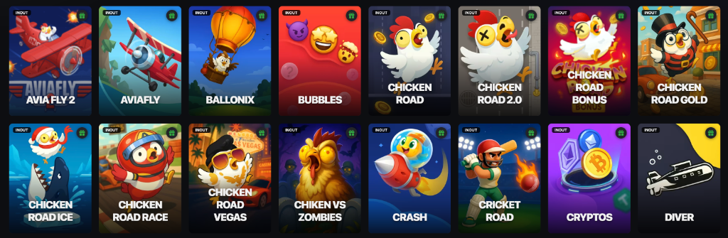 Краш-игры Sneket Casino: Aviafly, Ballonix, Bubbles, Chicken Road, Crash, Cricket Road, Cryptos